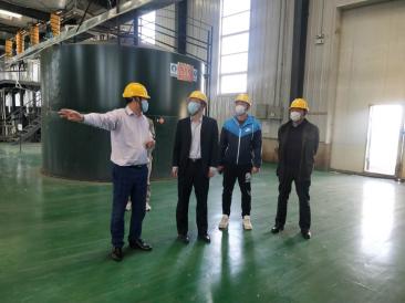 大连市安监局到我司现场服务指导